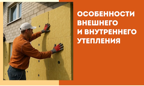 Какие особенности внешнего и внутреннего утепления в Набережных Челнах