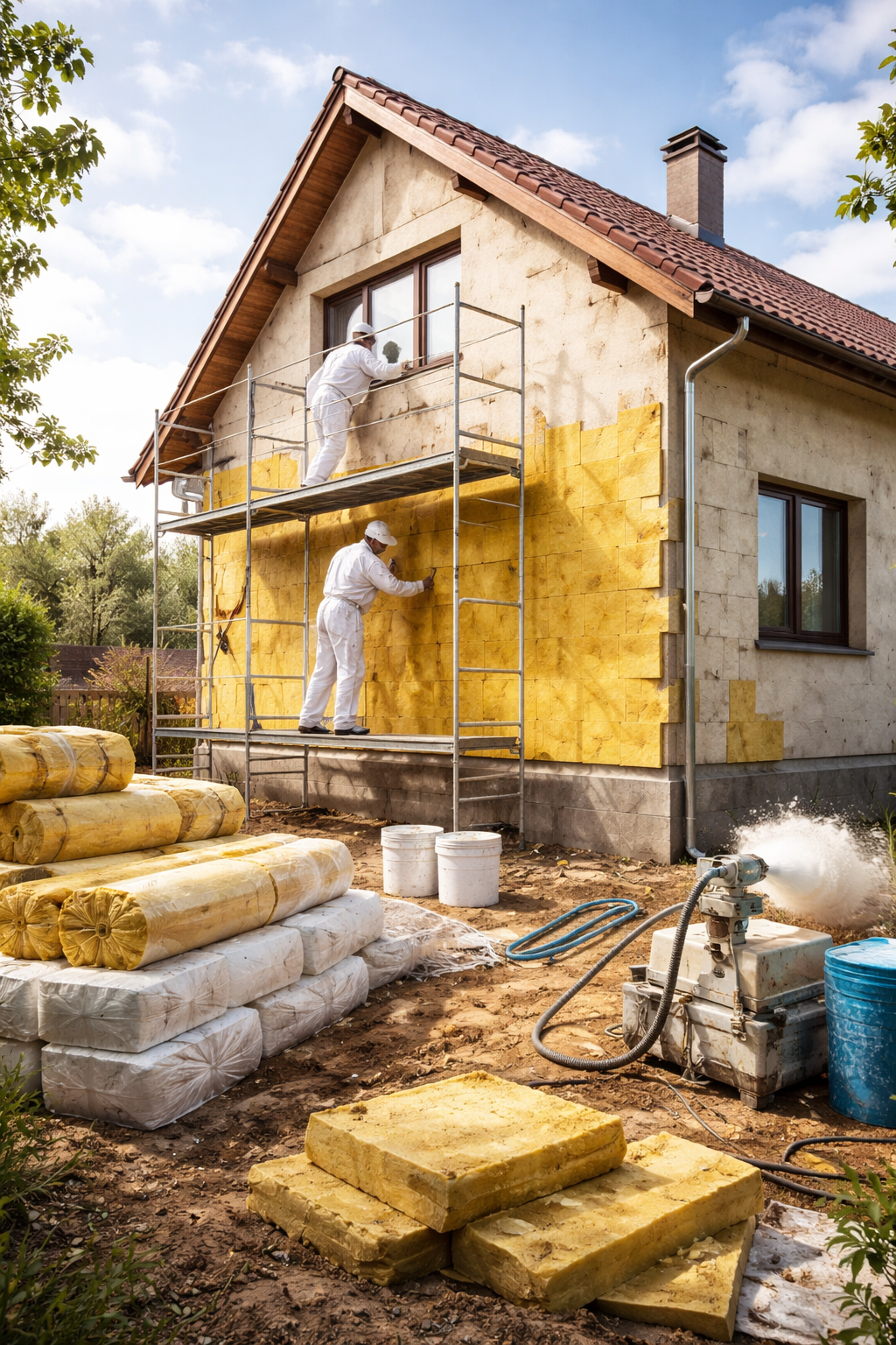 Профессиональное утепление домов в Набережных Челнах — тепло, надежность, экономия