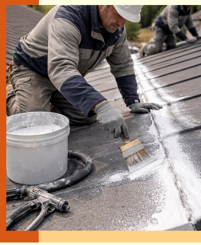 Утепление кровли жидкой теплоизоляцией в Набережных Челнах